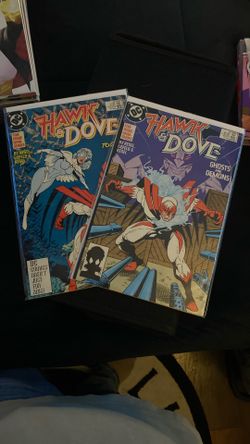Hawk&Dove Comic 1,2 1st Appearance DAWN GRAINGER & Cover Appearance