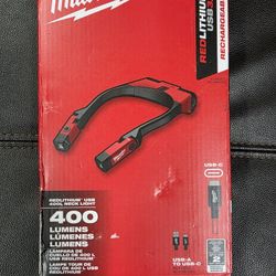 Milwaukee 400 Lumens LED REDLITHIUM Rechargeable Neck Light