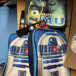 Disney Star Wars & Monster Inc Lunch Bags
