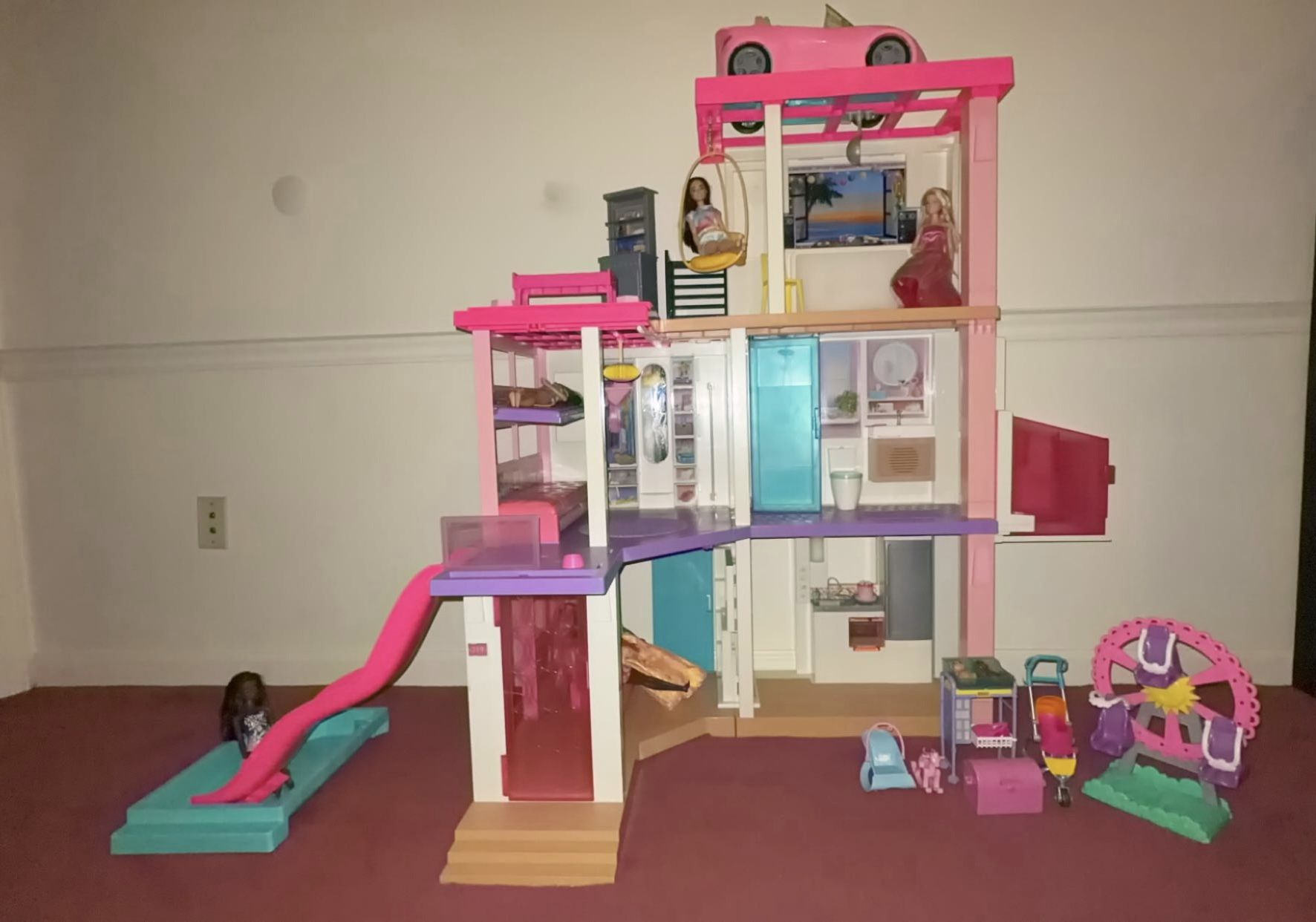 Barbie DreamHouse Playset $80 including all the extra accessories and Barbie car