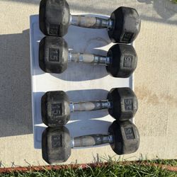 Power Systems 15 Lbs Dumbbells. $15.00 Each Of Best Offer.