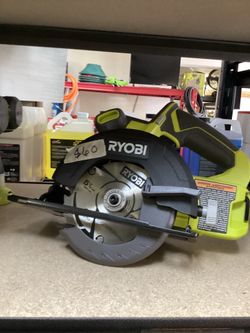 RYOBI 18v 5 1/2 Circular Saw (Tool-Only) $60