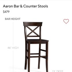Pottery barn on sale aaron bar stool