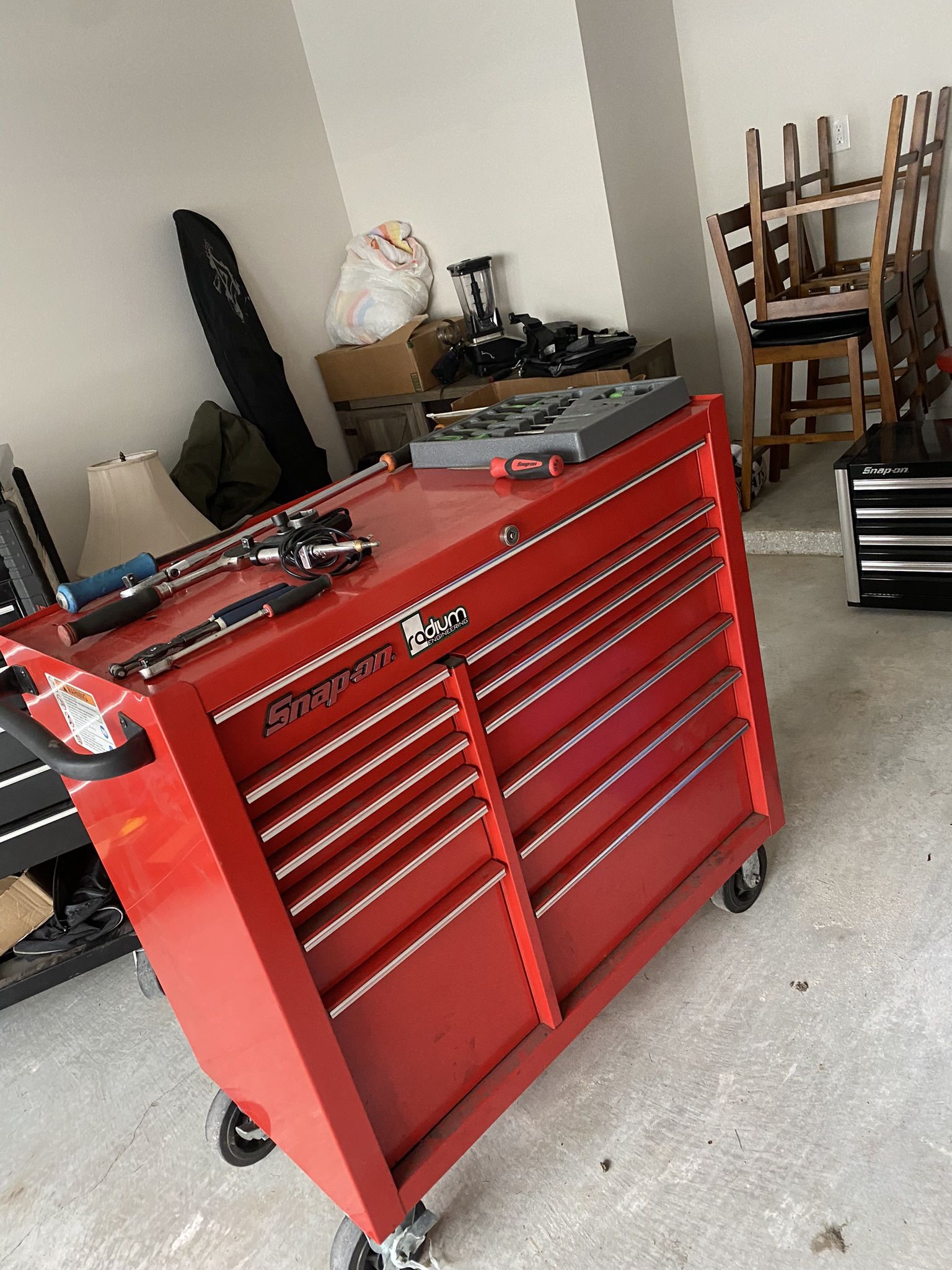 Red Snap-On 48” Tool Box