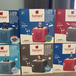 Brand New Tonie Boxes !!!! 62 Each 