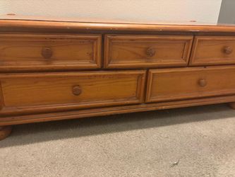 Large rustic solid-pine storage coffee table/ blanket cheat - style coffee table