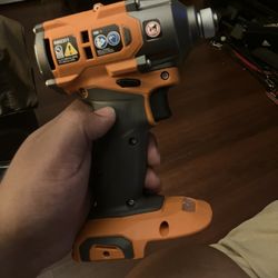 Rigid Impact Driver with Batteries and Charger