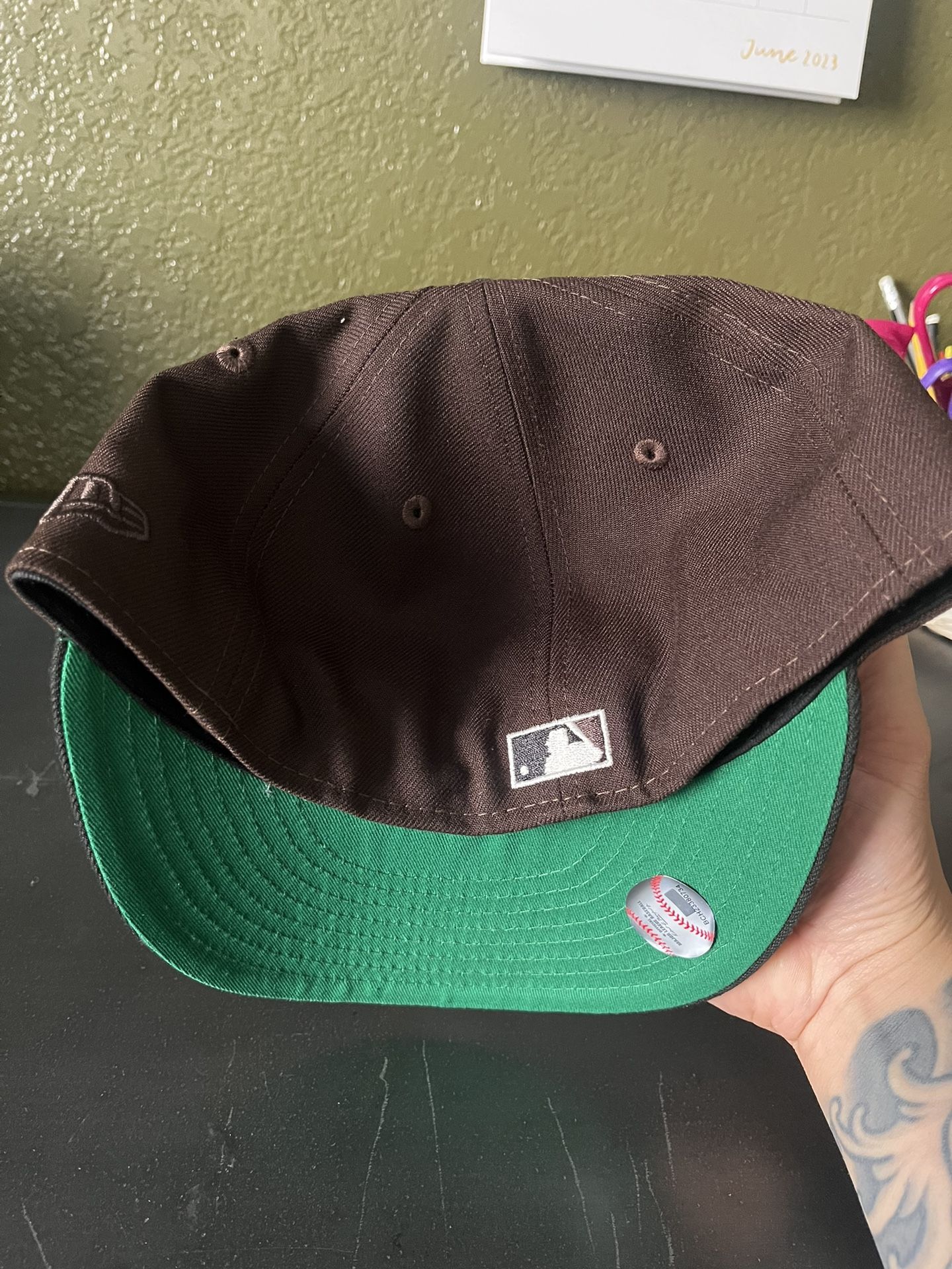 New Era Hat Los Angeles Dodgers MLB Camel Pink 40th Anniversary Patch 7 1/8  NWT for Sale in Las Vegas, NV - OfferUp