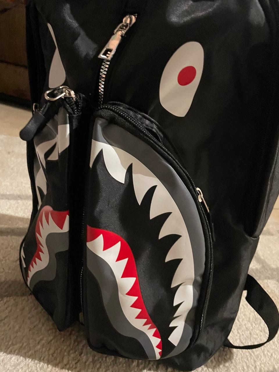 bape leather backpack A BATHING APE STA Cordura Daypack Adjustable shoulder strap. Leather Backpack Bape Backpack Original