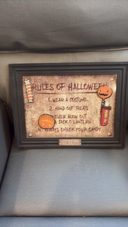 Sam trick or treat wall art