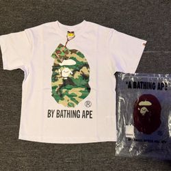 BAPE ABC COLLEGE TEE WHITE