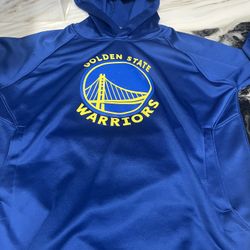 NBA Fan Gear- Golden State Warriors DRI Fit Sweatshirt - Youth Large With Pockets