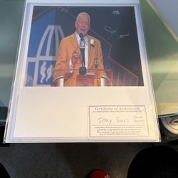 Dallas Cowboys Owner Jerry Jones Signed Photo 