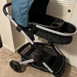 Graco Modes Nest Travel System, Includes Baby Stroller with Height Adjustable Reversible Seat, Pram Mode
