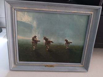 "Freedom of the Plains Framed Print on Board by Mario Bordi
