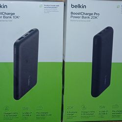 Belkin And My Charge Portable Powerbanks