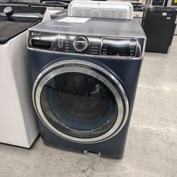 $729(MSRP$1449, Save $720) GE Profile SMART Front Load Washer In Blue With Microban and Steam Cycle 