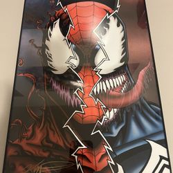 Carnage/Spider-Man/Venom 11x17 Print Signed