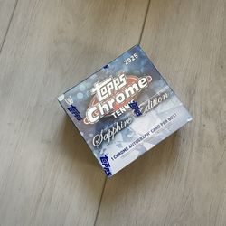 2025 Topps Chrome Tennis Sapphire Edition Hobby Box