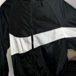 NIKE Black Windbreaker (XL)