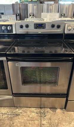 Whirlpool Electric Stove Stainless Steel With Self cleaning
