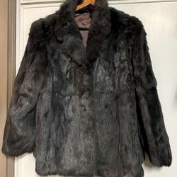 Beautiful Rabbit  Fur Jacket 