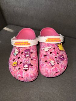 Hello kitty crocs