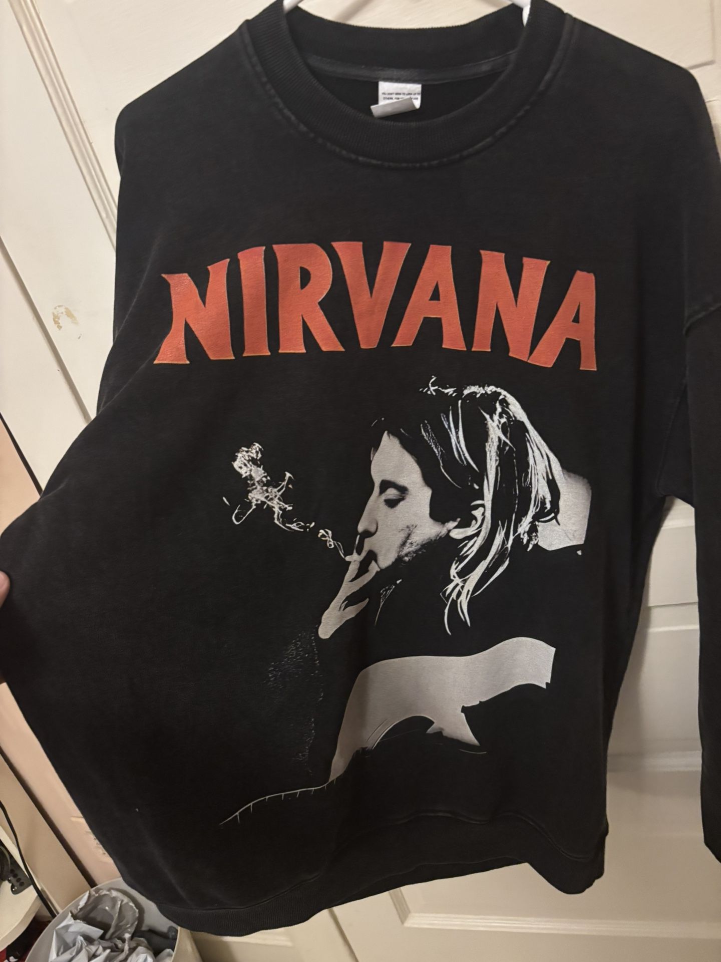 Nirvana Crew Stone Wash Os Large