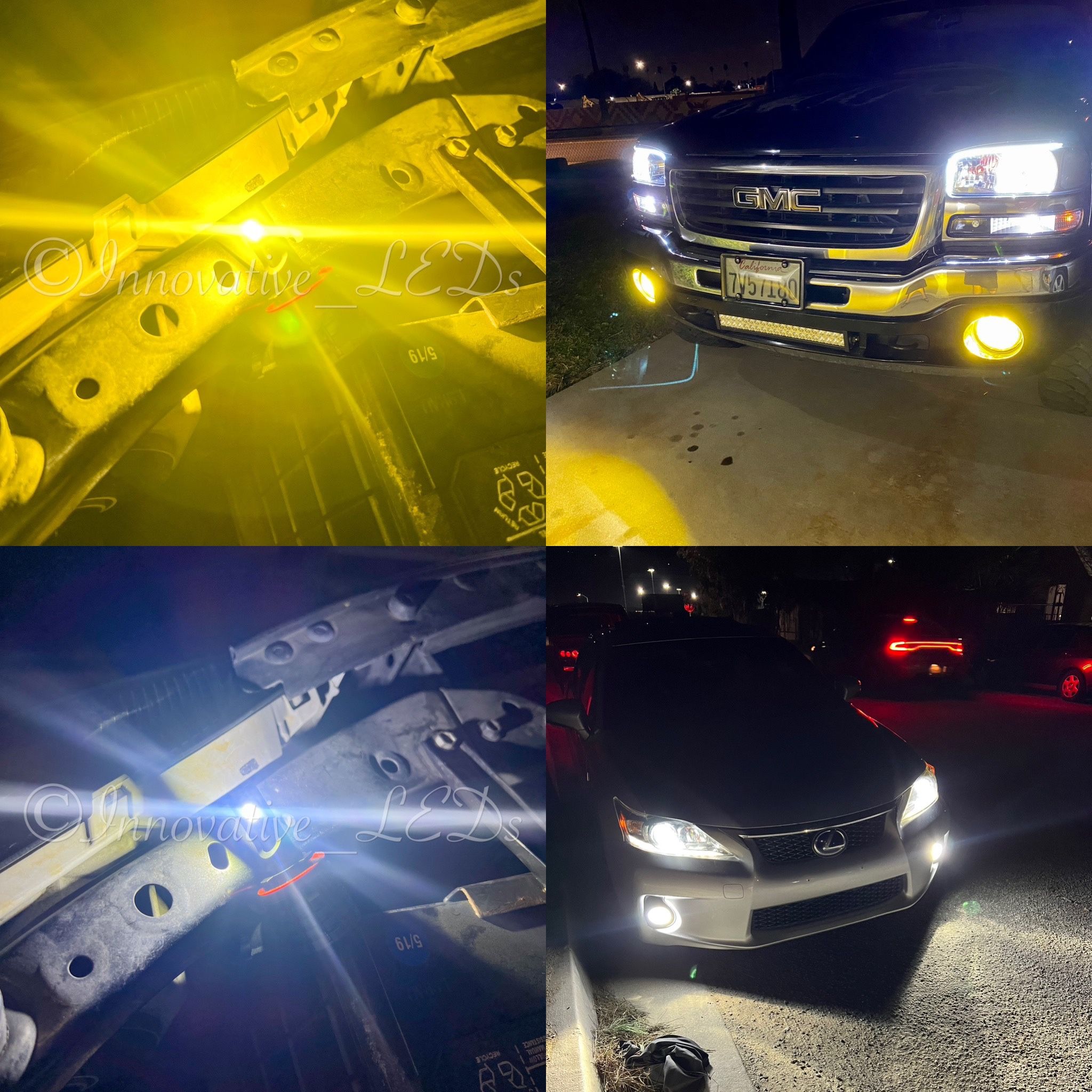 3000k Golden Yellow Leds For The Fogs Or Headlights lime green