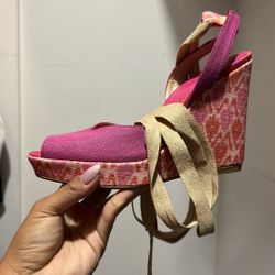 Wedges Pink Size 7