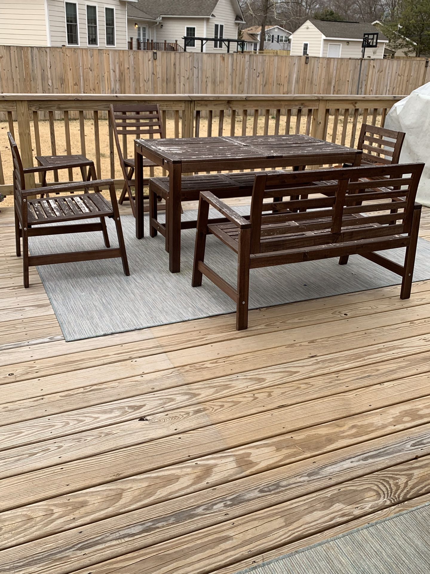 IKEA APPLARO outdoor patio set