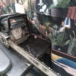 Gas Craftsman Chain Saw W Case 