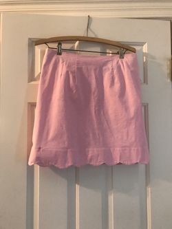 Lilly Pullitzer scalloped cotton skirt