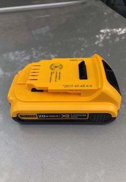 Dewalt 20 V lithium ion battery
