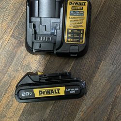Dewalt Battery and charger 20v.