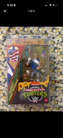 WWE elite Cody Rhodes x Casey Jones TMNT