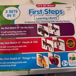 First Steps puzzles, 3 sets in 1