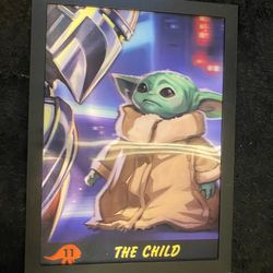 Baby Yoda Wall Decor Frame