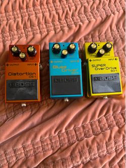 3 boss anniversary effect pedals guitar effects