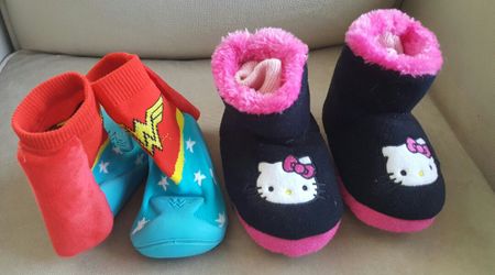 Cute toddler slipper shoes size 5