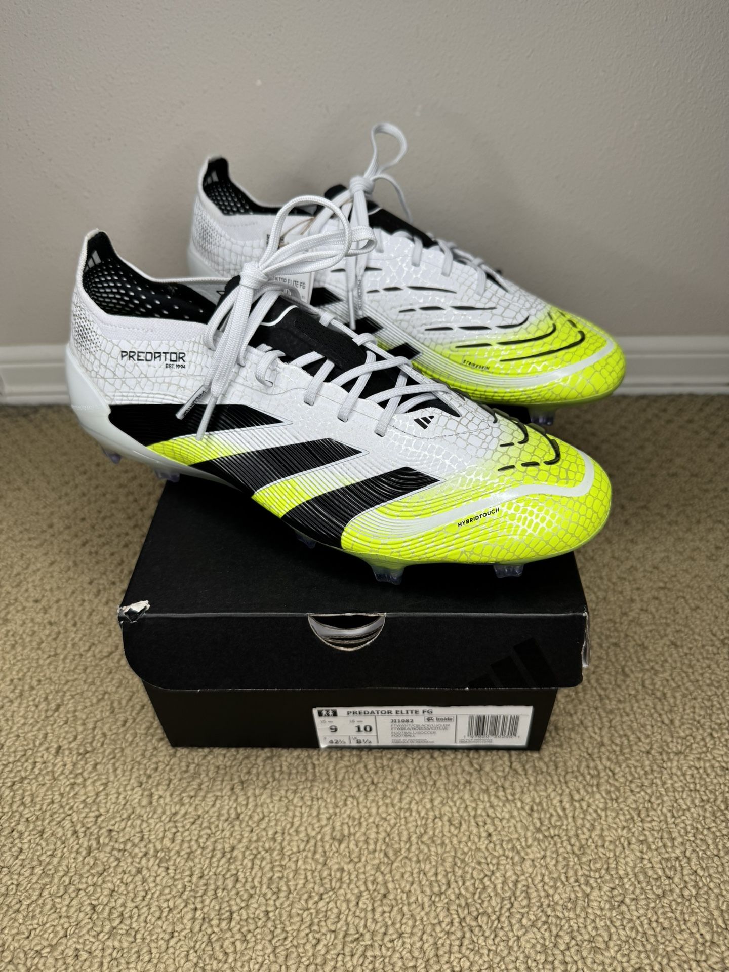 PRICE FIRM Adidas Predator Elite Firm Ground Soccer Cleats (Men’s Size 9)