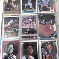 Collection de Roberto Alomar baseball cards