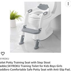 Toilet Potty With Step Stool 