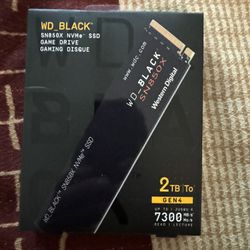 WD_Black 2TB NvMe Solid State M.2 Drive