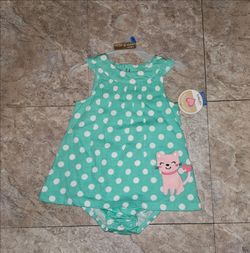 Carters babh girl romper new