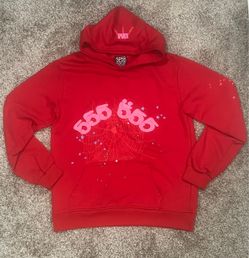 Sp5der 555 555 Red Hoodie