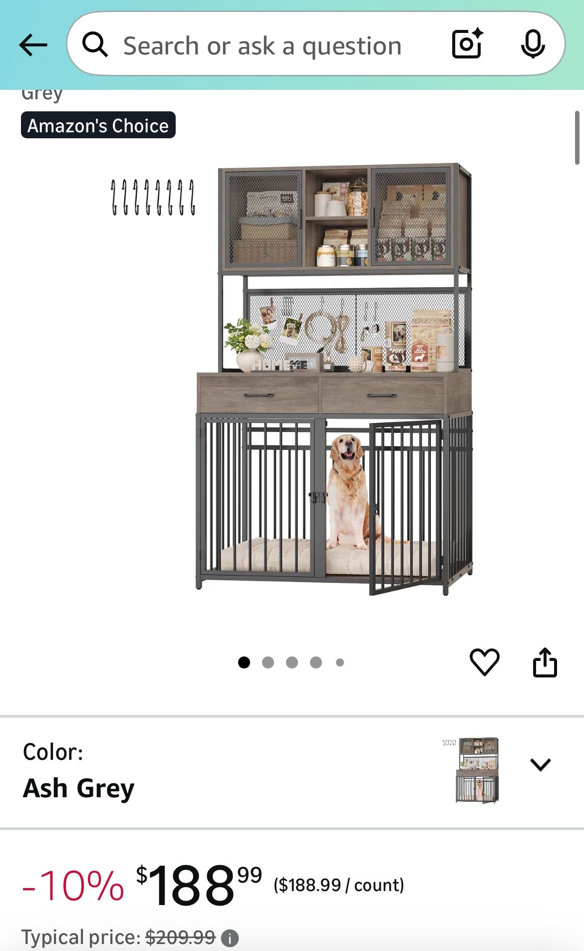 New! Dog crate Furniture