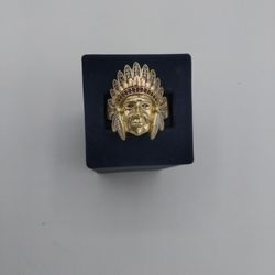 Indian Head Men's Ring