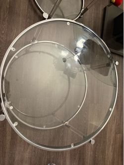 Circle shaped coffee table