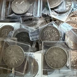 DIFFERENT DATES SILVER MORGAN DOLLARS 